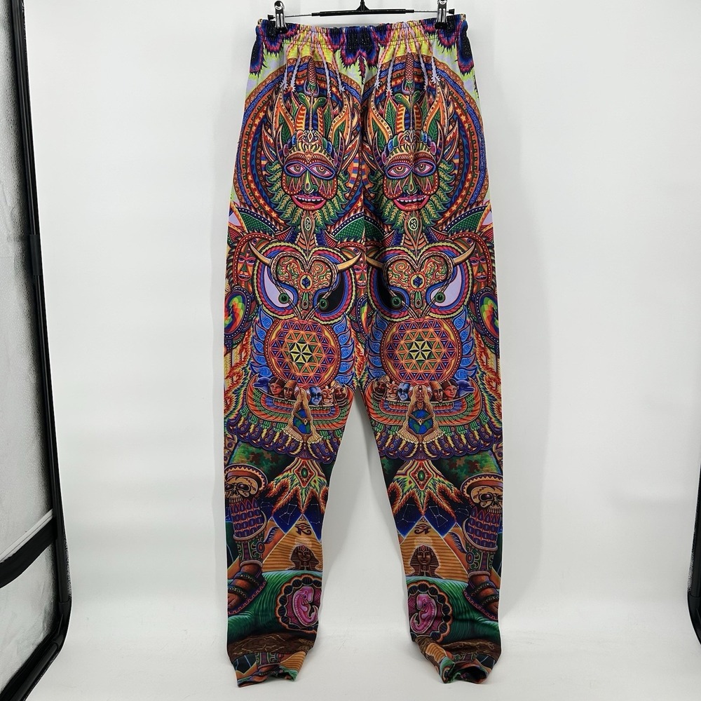 Headspace Joggers Mens XL Psychedelic Mandala Trippy Festival Boho Rave